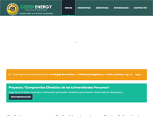Tablet Screenshot of energiaverde.pe